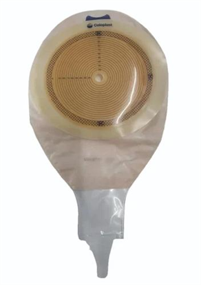 Picture of 19021  Coloplast Sensura Post-Op Ostomy Bag 1-Piece Open with Inspection Window 100mm